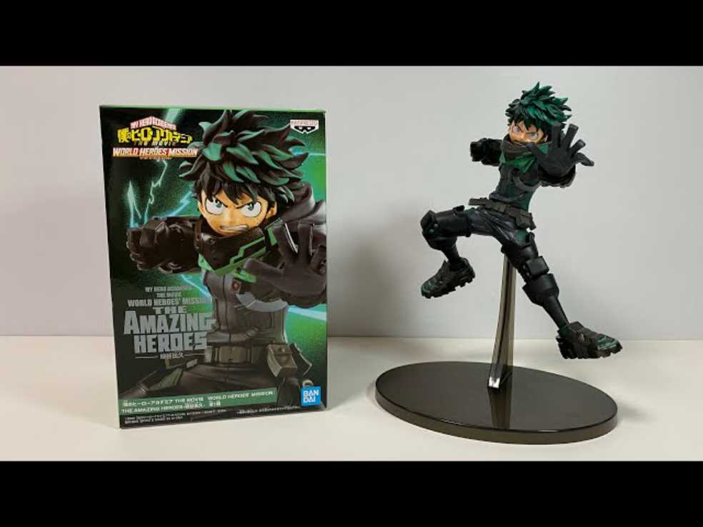 World Heroes Mission- The Amazing Heroes: Izuku Midoriya - Bandai (My Hero Academia) action figure collectible - Main Image 2