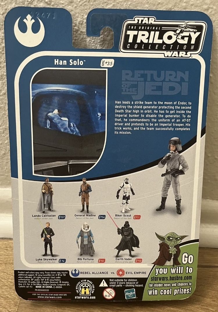 Han Solo (AT-ST Disguise) OTC #35 - Hasbro (Star Wars Episode VI: Return of the Jedi) action figure collectible - Main Image 2
