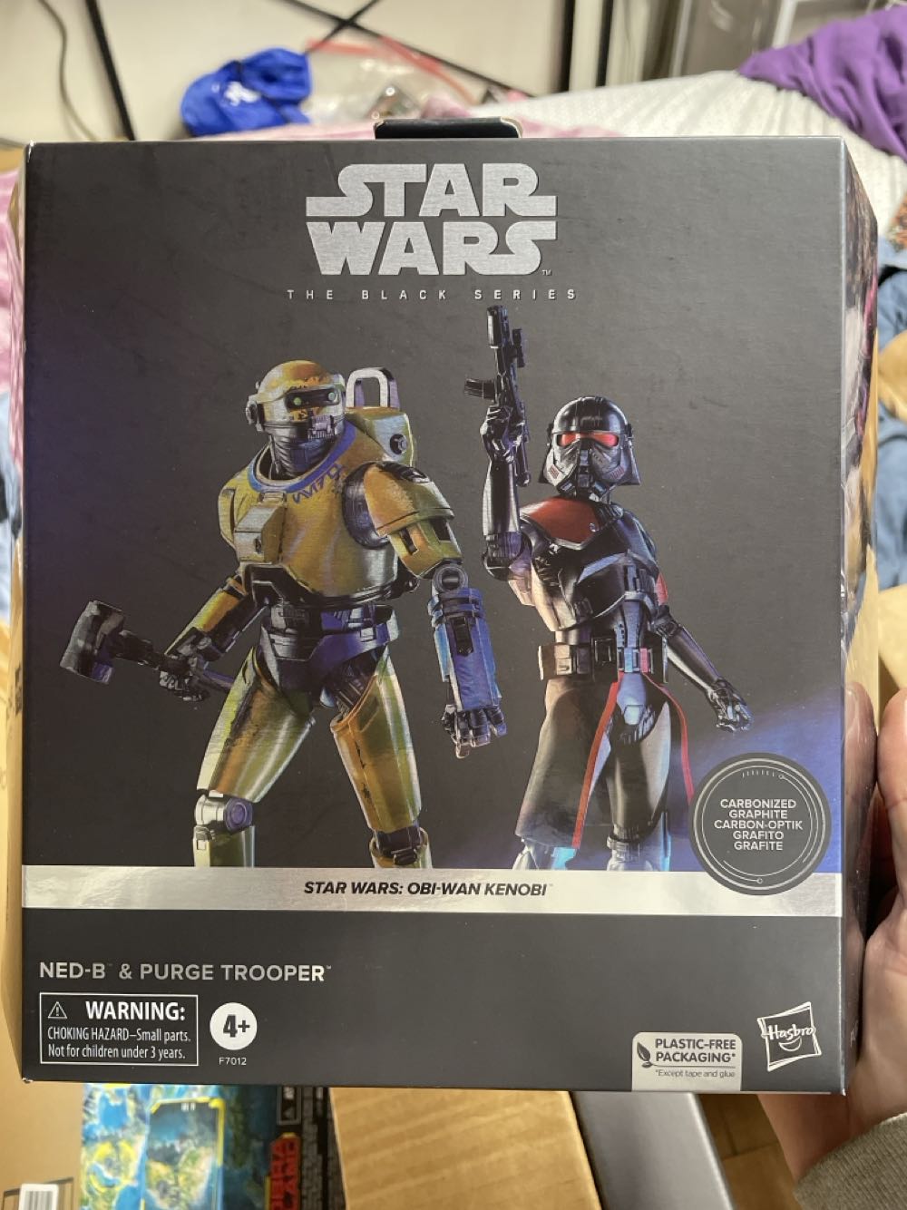 Star Wars: Carbonized Ned-B And Purge Trooper - Hasbro (The Mandalorian) action figure collectible [Barcode 5010996150172] - Main Image 3
