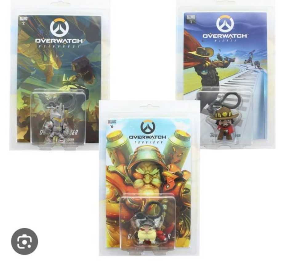 Overwatch Ana And Soldier 76 Comic Book And Backpack Hanger Two-pack  action figure collectible - Main Image 3