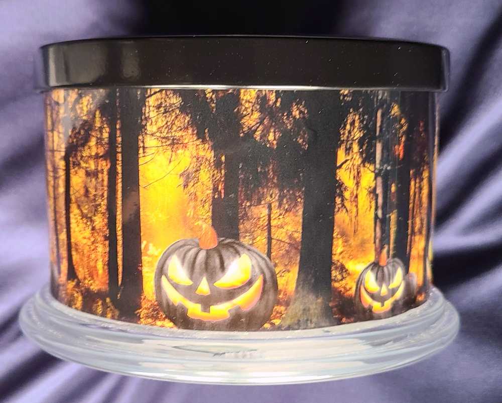 CANDLE: Halloween HomeWorx Black Pumpkin Woods 2023 - Homeworx (Halloween Candles) action figure collectible - Main Image 3