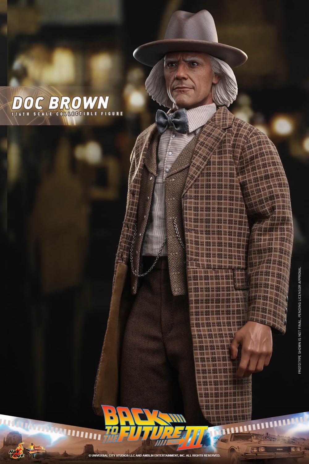 Doc Brown - Hot Toys (Back To The Future Part III) action figure collectible [Barcode 4895228609359] - Main Image 2