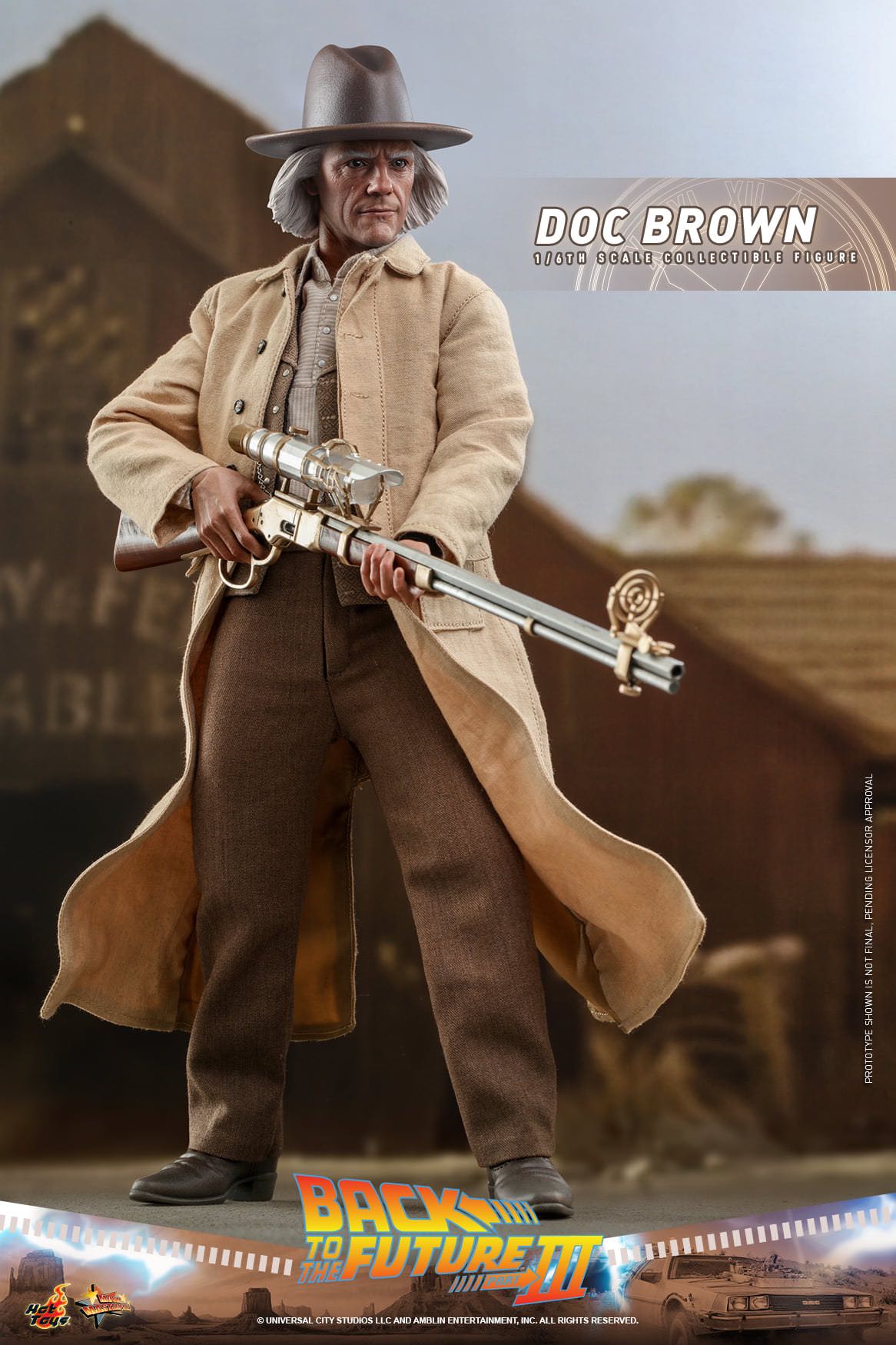 Doc Brown - Hot Toys (Back To The Future Part III) action figure collectible [Barcode 4895228609359] - Main Image 5