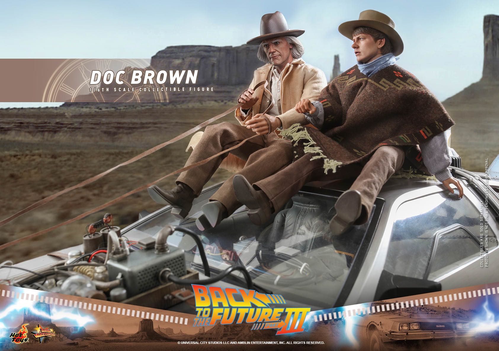 Doc Brown - Hot Toys (Back To The Future Part III) action figure collectible [Barcode 4895228609359] - Main Image 8