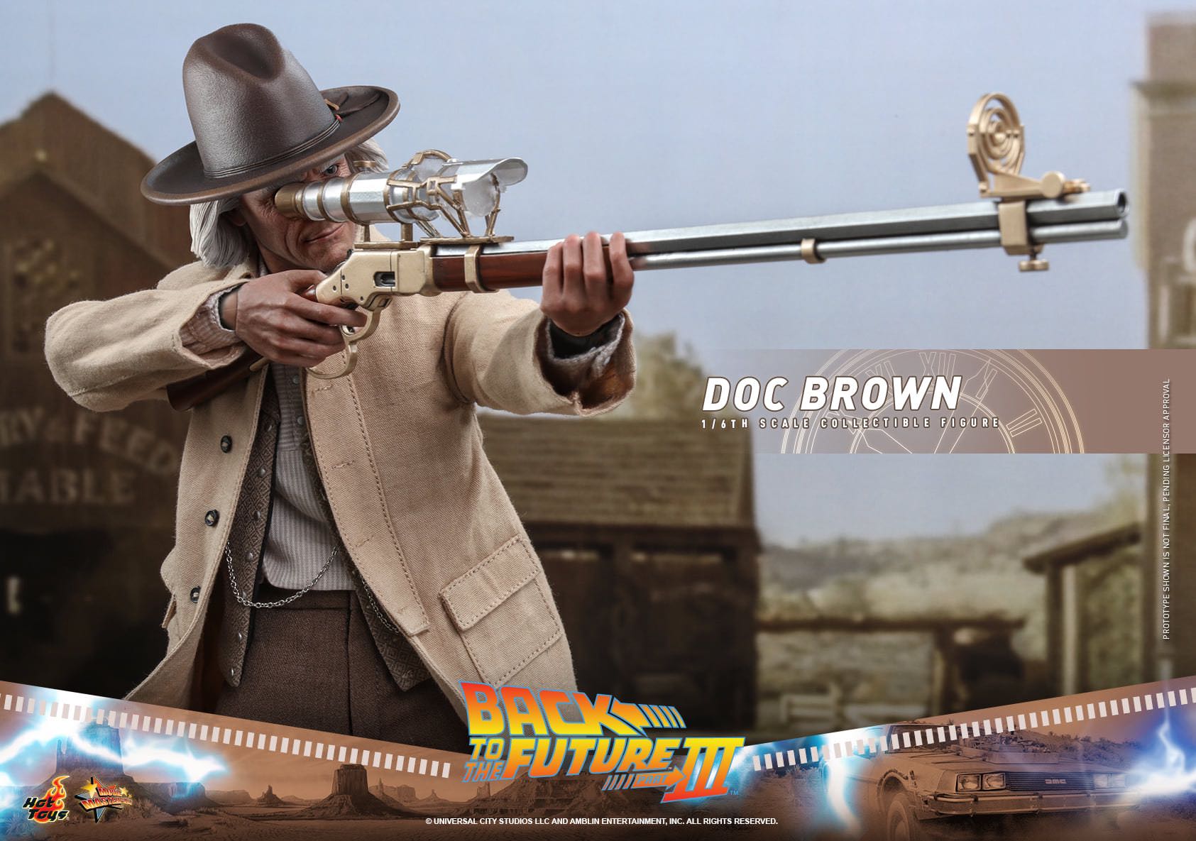 Doc Brown - Hot Toys (Back To The Future Part III) action figure collectible [Barcode 4895228609359] - Main Image 9