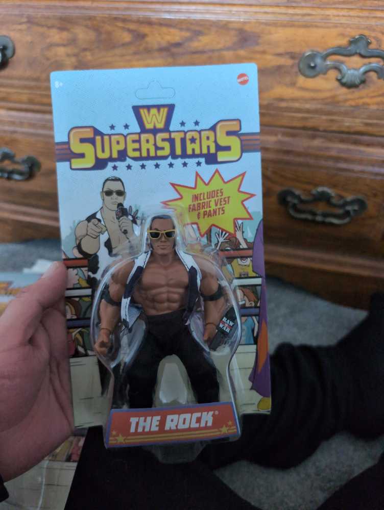 The Rock - Mattel (Superstar Series) action figure collectible [Barcode 194735115730] - Main Image 3