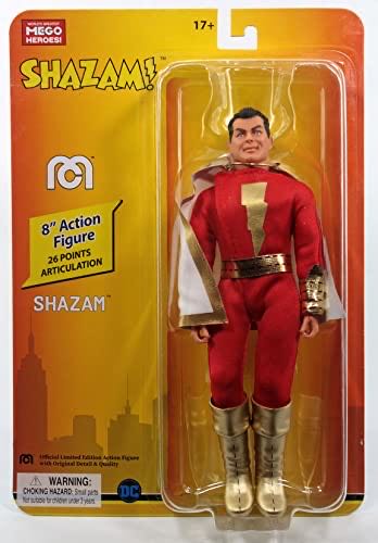 Shazam! (Topps Exclusive) - MEGO Corp. (World’s Greatest Mego Heroes!) action figure collectible [Barcode 850025246378] - Main Image 1