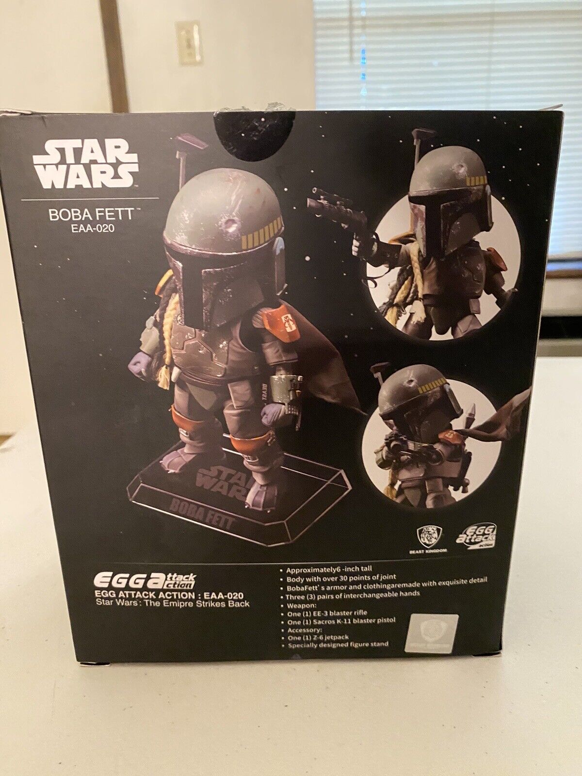 Star Wars (Egg Attack Action) - Boba Fett (RotJ) - Beast Kingdom (Star Wars (Egg Attack Action)) action figure collectible [Barcode 4710495552170] - Main Image 4
