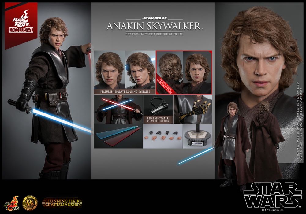 Hot Toys DX34AE Anakin Skywalker (Artisan) - Hot Toys (Hot Toys Star Wars) action figure collectible - Main Image 2