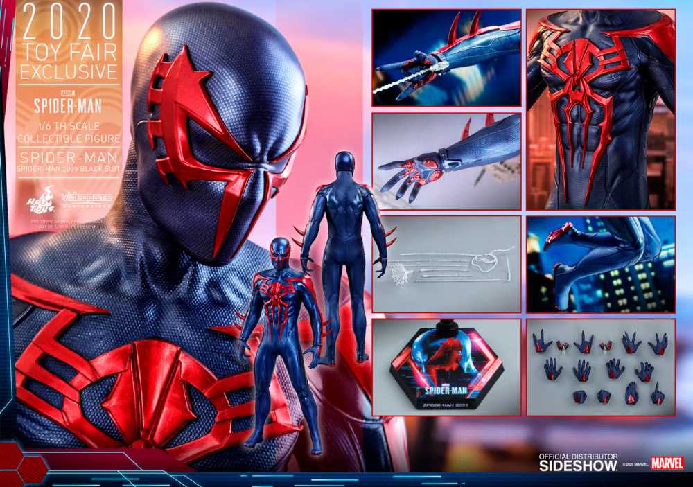 Marvel’s Spider-Man - Hot Toys (Spider-Man 2099) action figure collectible - Main Image 2