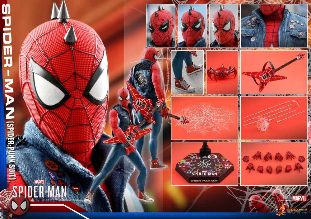 Marvel’s Spider-Man - Hot Toys (Spider-Punk) action figure collectible - Main Image 2