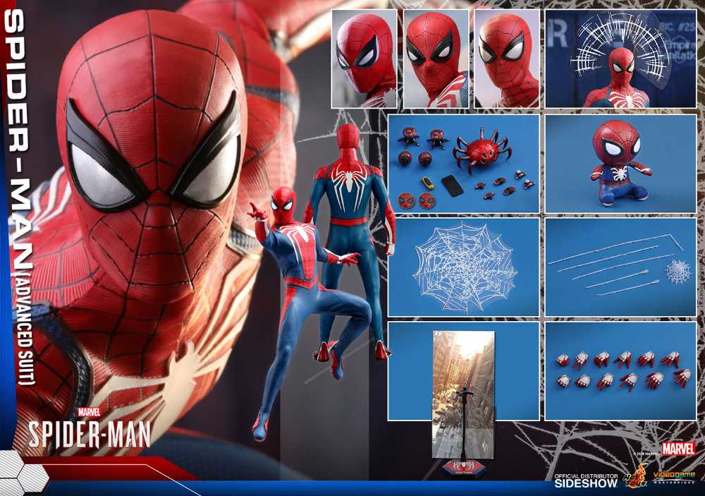 Marvel’s Spider-Man - Hot Toys (Advanced Suit) action figure collectible - Main Image 2