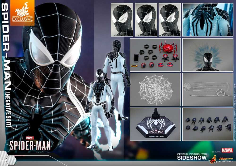 Marvel’s Spider-Man - Hot Toys (Negative Suit) action figure collectible - Main Image 2