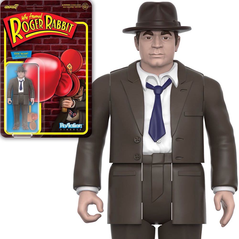 Roger Rabbit Eddie Valiant - Super7 (Who Framed Roger Rabbit) action figure collectible [Barcode 840049830257] - Main Image 2