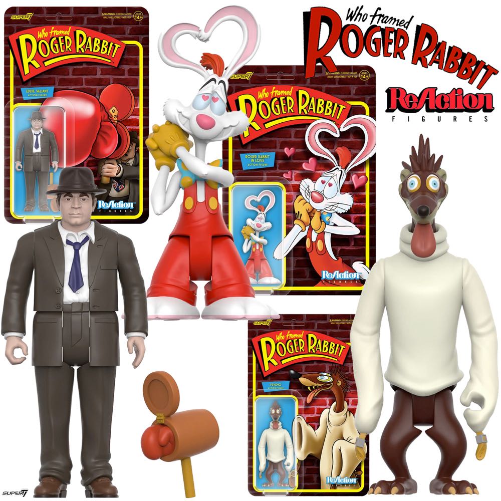 Roger Rabbit Eddie Valiant - Super7 (Who Framed Roger Rabbit) action figure collectible [Barcode 840049830257] - Main Image 3