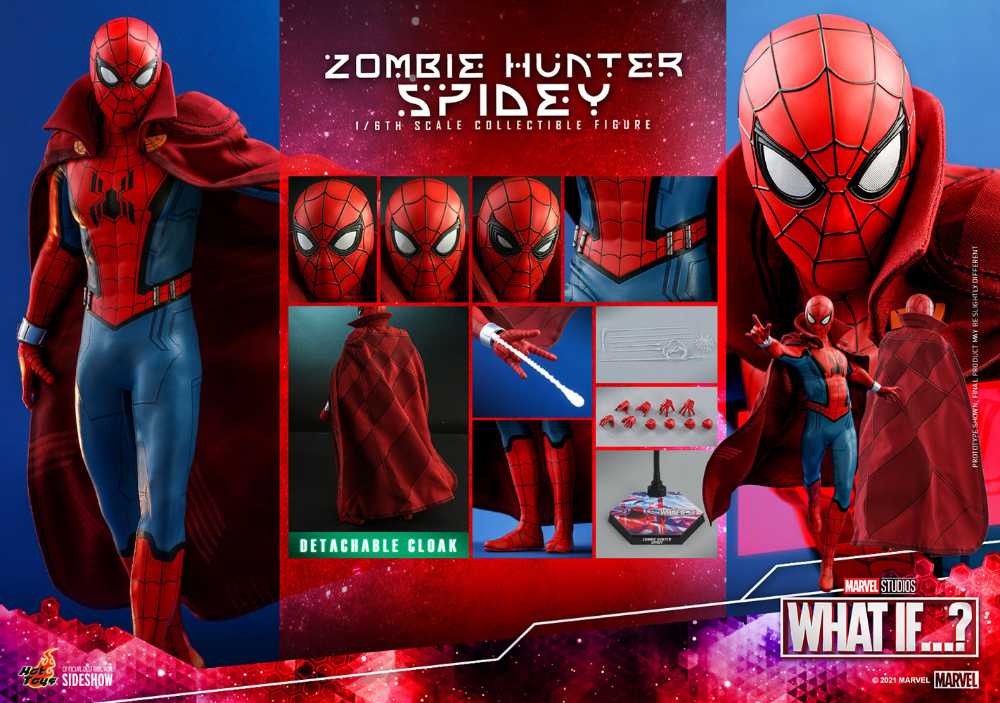 What If...? - Hot Toys (Zombie Hunter Spidey) action figure collectible - Main Image 2