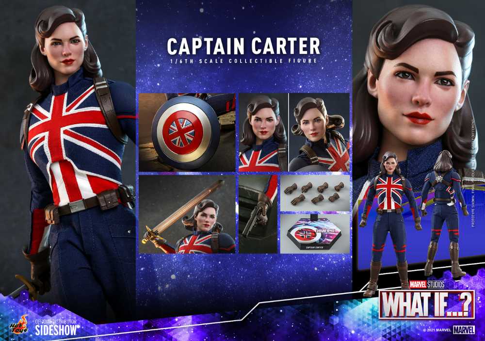 What If...? - Hot Toys (Captain Carter) action figure collectible - Main Image 2