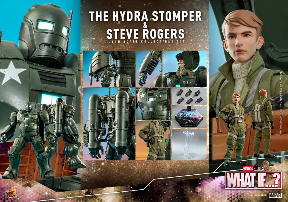 What If...? - Hot Toys (The Hydra Stomper & Steve Rogers) action figure collectible - Main Image 2
