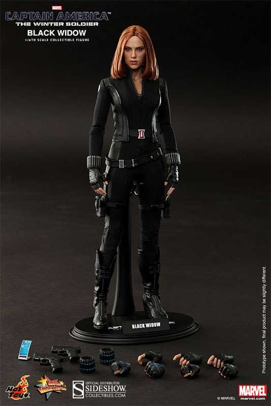 Captain America: The Winter Soldier - Hot Toys (Black Widow) action figure collectible - Main Image 2