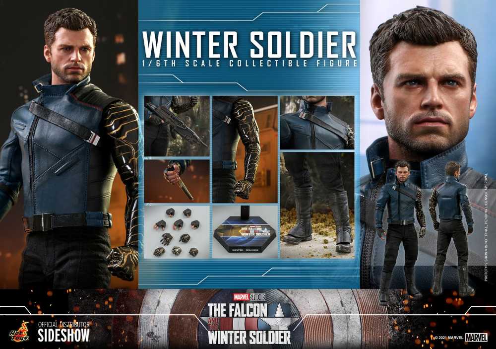 The Falcon and the Winter Soldier - Hot Toys (Winter Soldier) action figure collectible - Main Image 2