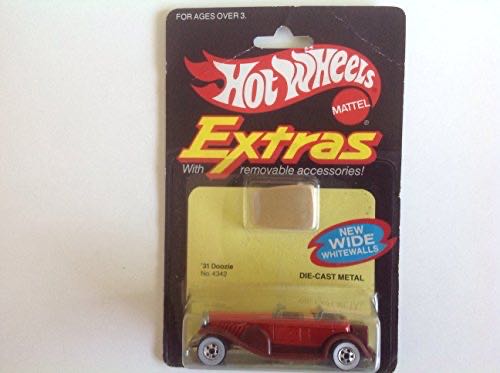 Hot Wheels Extras ’31 Doozie With Removable Top Red Brown Fenders No. 4342  action figure collectible [Barcode 074299093470] - Main Image 1