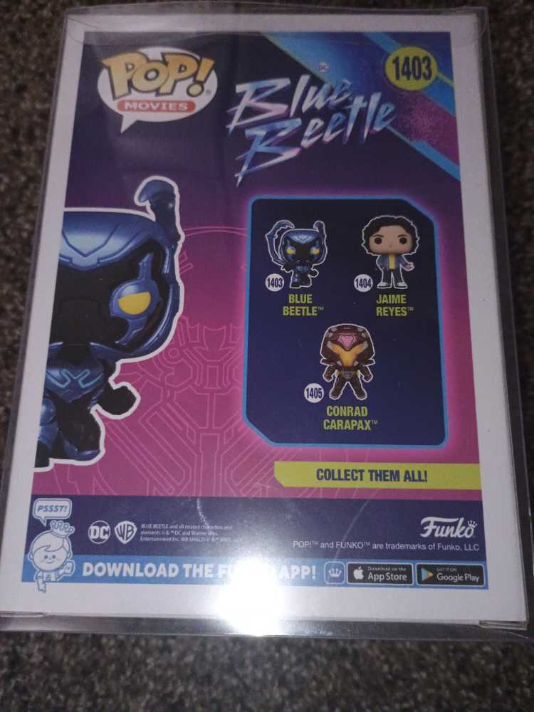 Blue Beetle #1403 - Funko (Funko Pop) action figure collectible [Barcode 889698723503] - Main Image 4