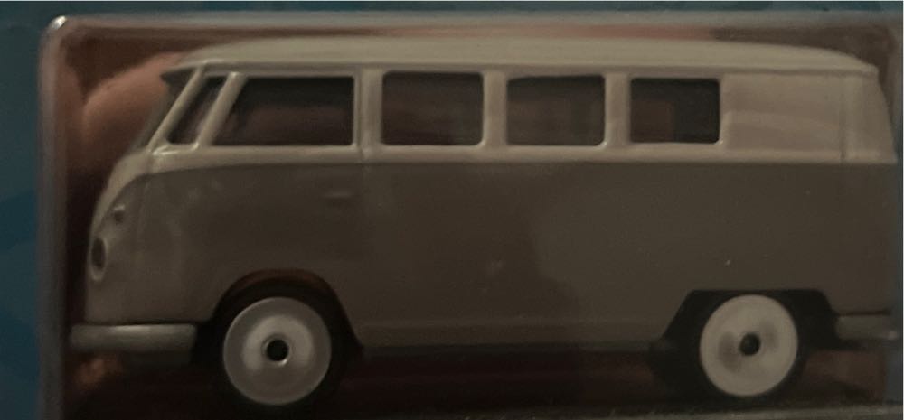 Diecast Jada Punch Buggy Slug Bug 1:64 Scale Volkswagens T1 Bus White Brown  action figure collectible [Barcode 801310140512] - Main Image 2