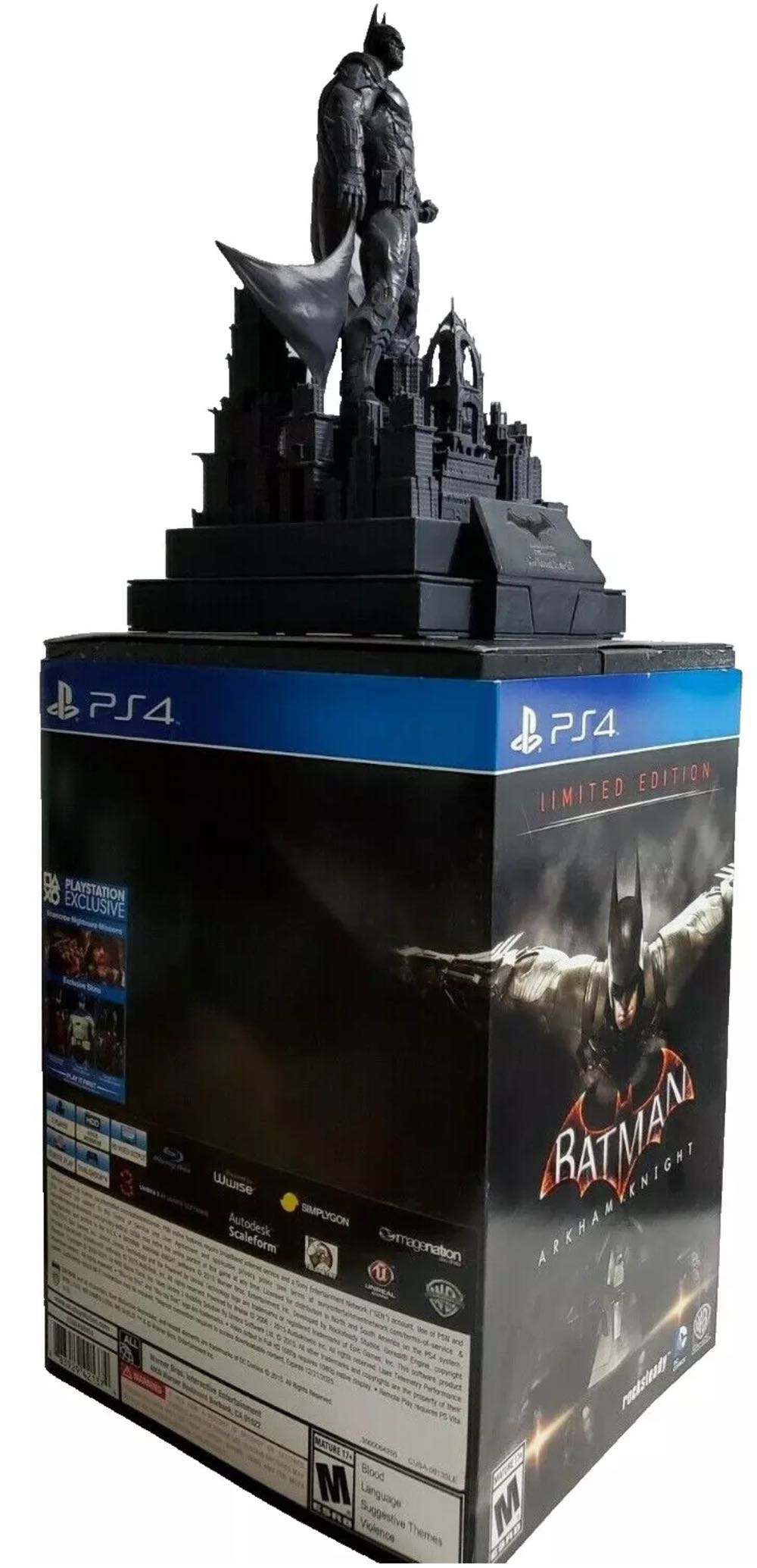 Batman Rocksteady Batman: Ps4 Limited Statue - Rocksteady action figure collectible [Barcode 883929421374] - Main Image 4