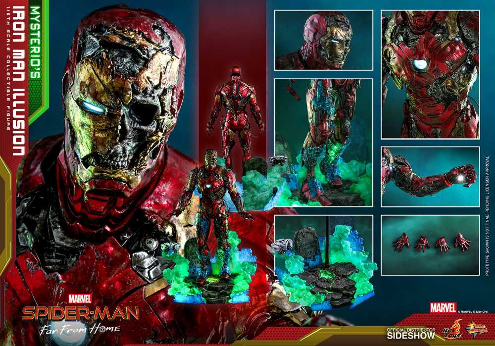 Spider-Man: Far From Home - Hot Toys (Mysterio’s Iron Man Illusion) action figure collectible - Main Image 2