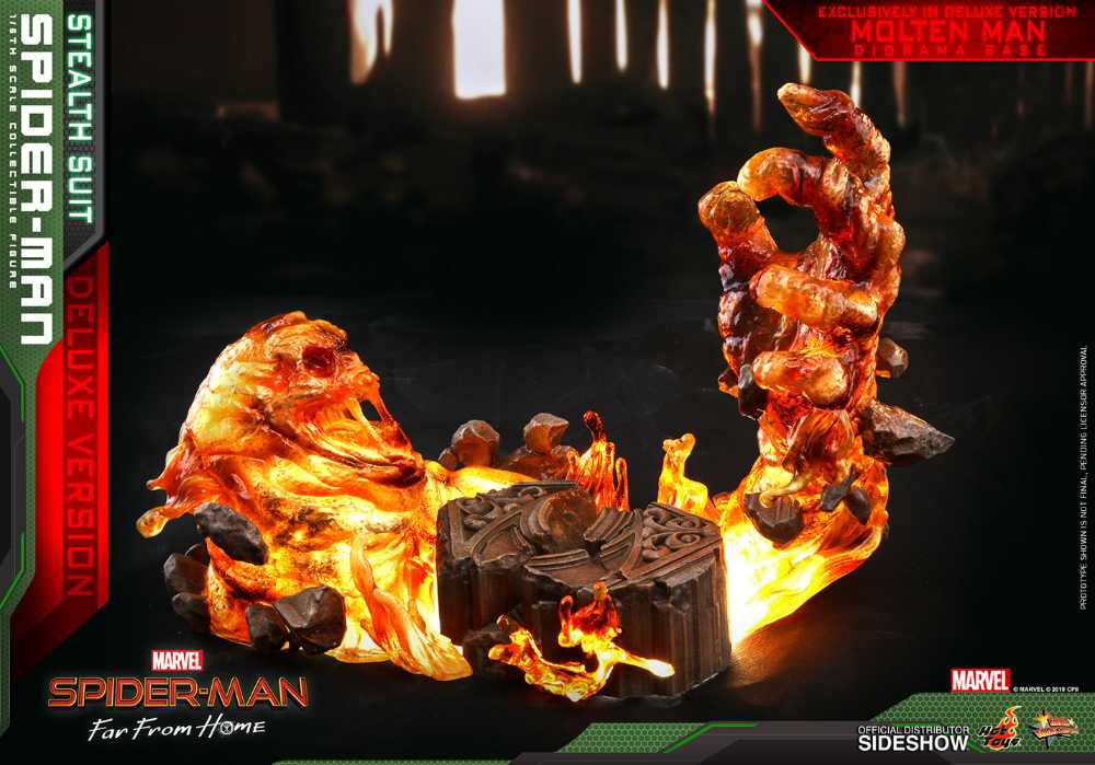 Spider-Man: Far From Home - Hot Toys (Spider-Man (Stealth Suit) (Deluxe Version)) action figure collectible - Main Image 3