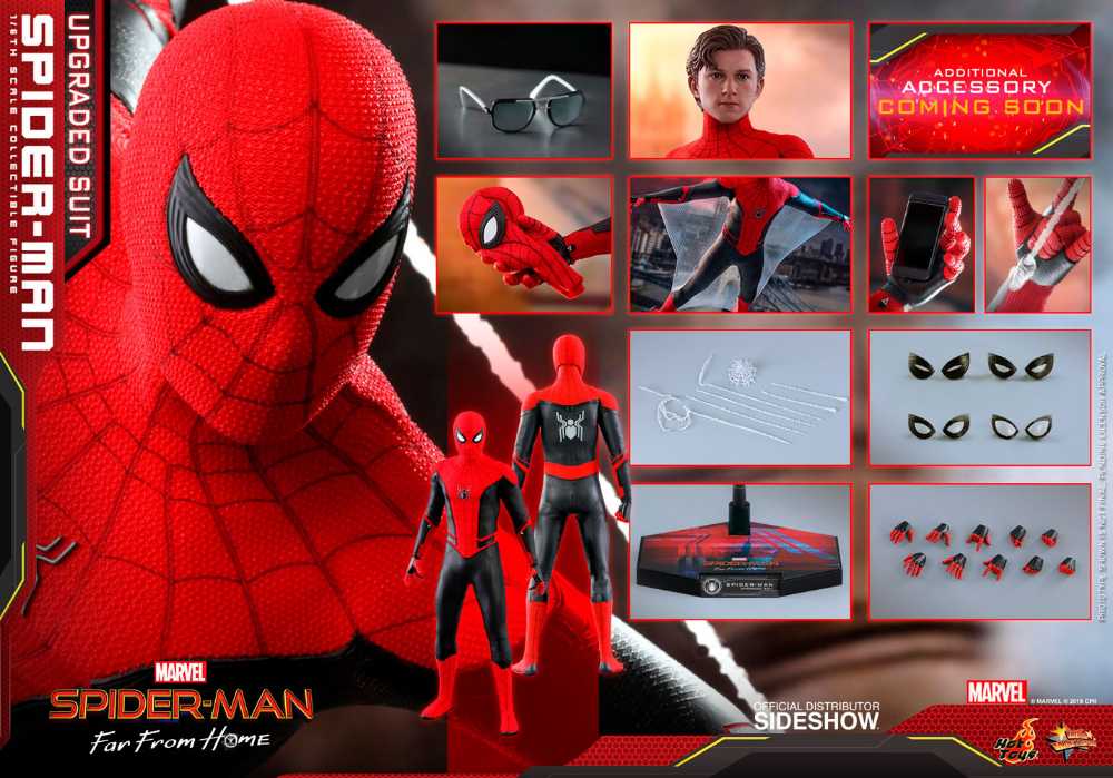 Spider-Man: Far From Home - Hot Toys (Spider-Man (Upgraded Suit)) action figure collectible - Main Image 2