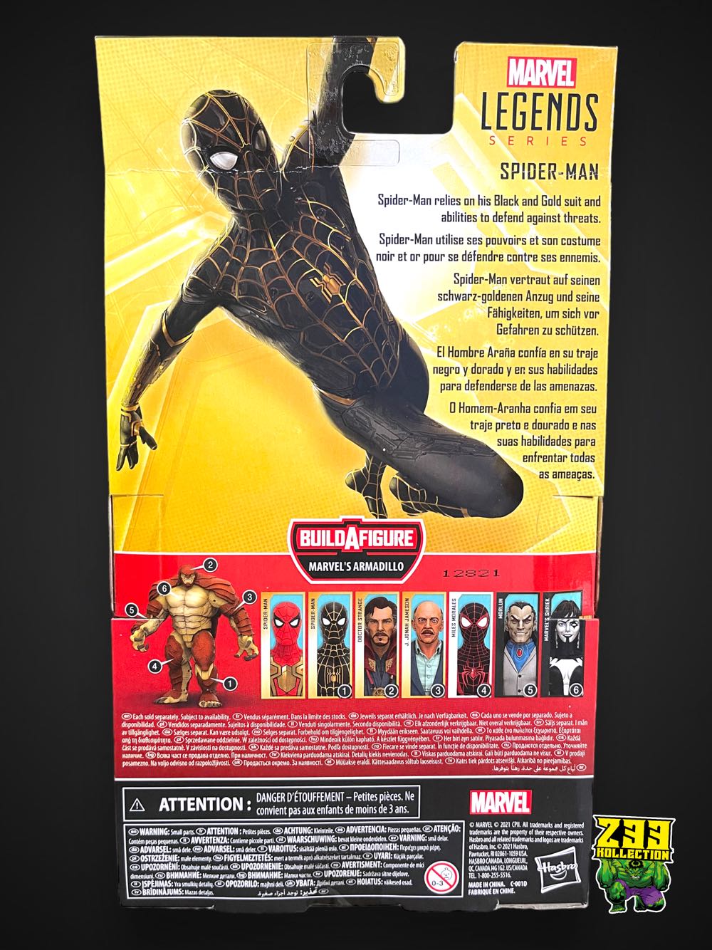 Marvel Legends (2011-????) (67x02) Spider-Man - Hasbro (Marvel Legends Armadillo Series) action figure collectible - Main Image 4