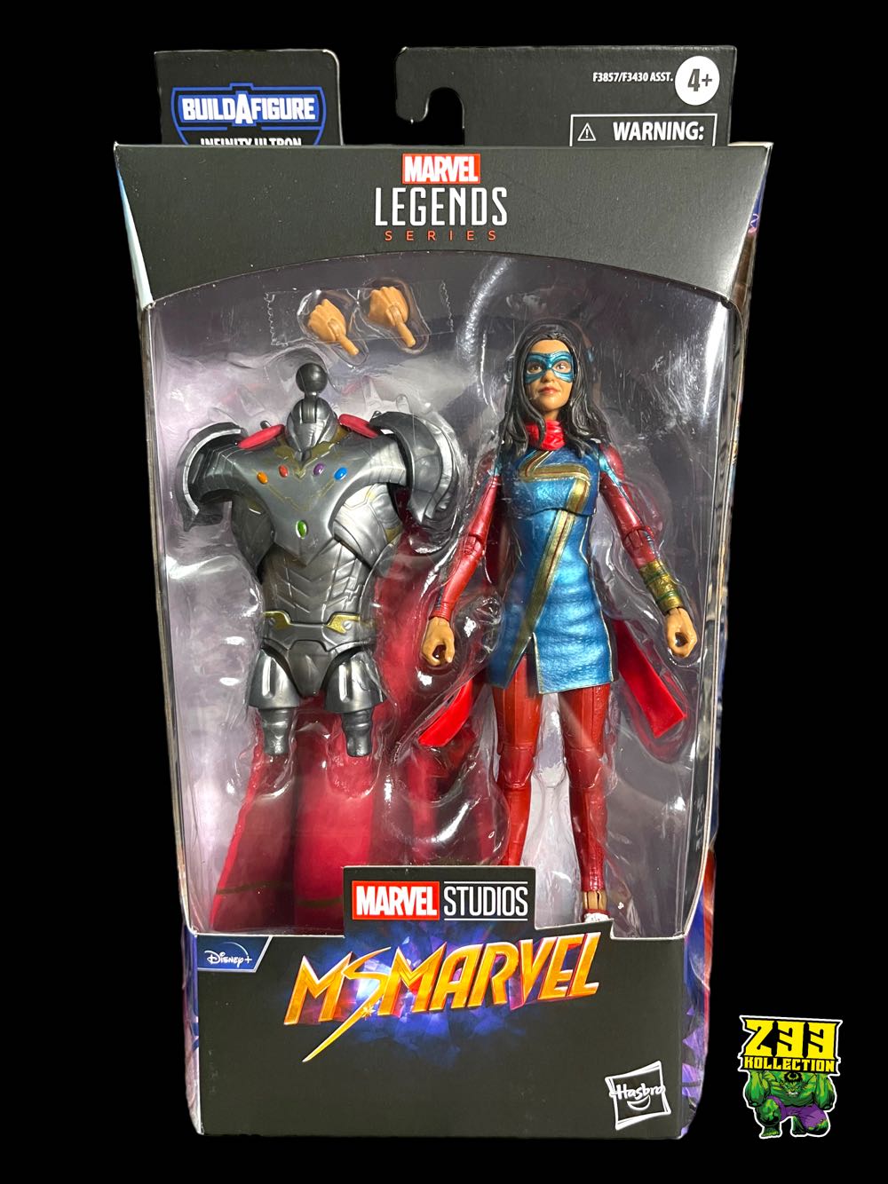 Marvel Legends (2011-????) (71x04) Ms. Marvel - Hasbro (Marvel Legends Infinite Ultron Series) action figure collectible - Main Image 3