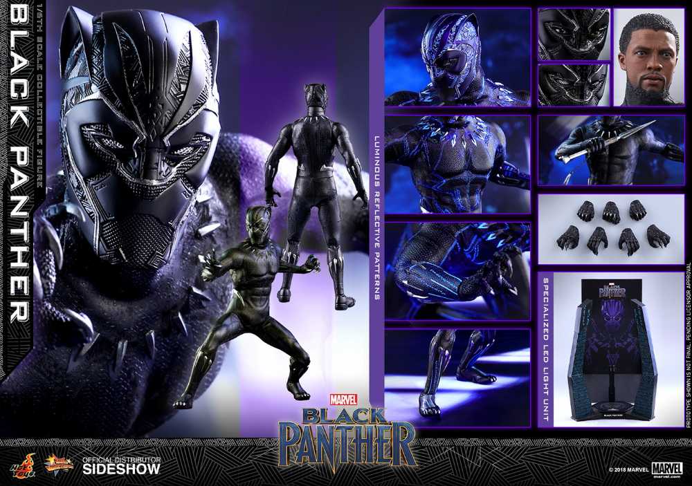 Black Panther - Hot Toys (Black Panther) action figure collectible - Main Image 2