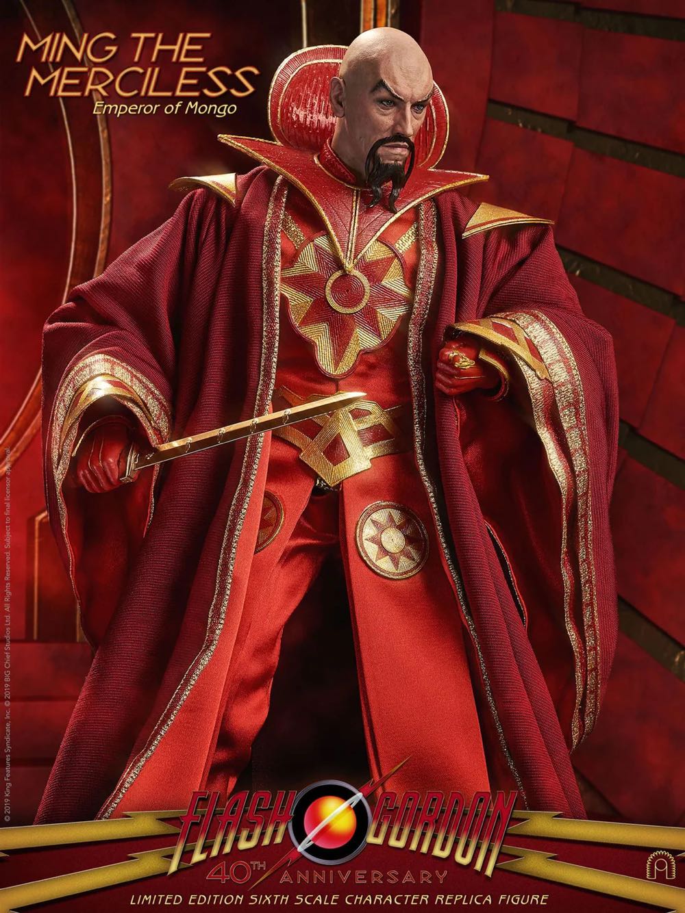 Ming the Merciless - Big Chief Studios (Flash Gordon) action figure collectible - Main Image 2