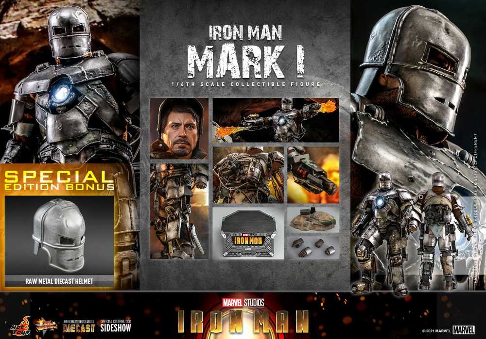 Iron Man - Hot Toys (Iron Man Mark I) action figure collectible - Main Image 2