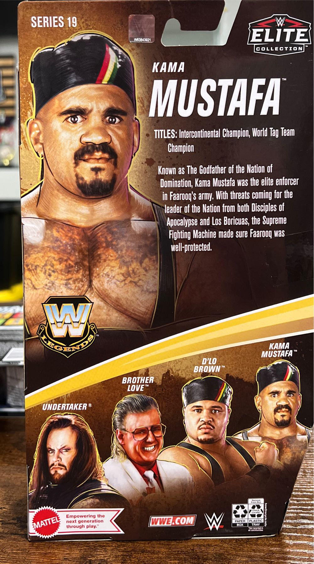 Kama Mustafa - Mattel Wwe (WWE) action figure collectible - Main Image 2