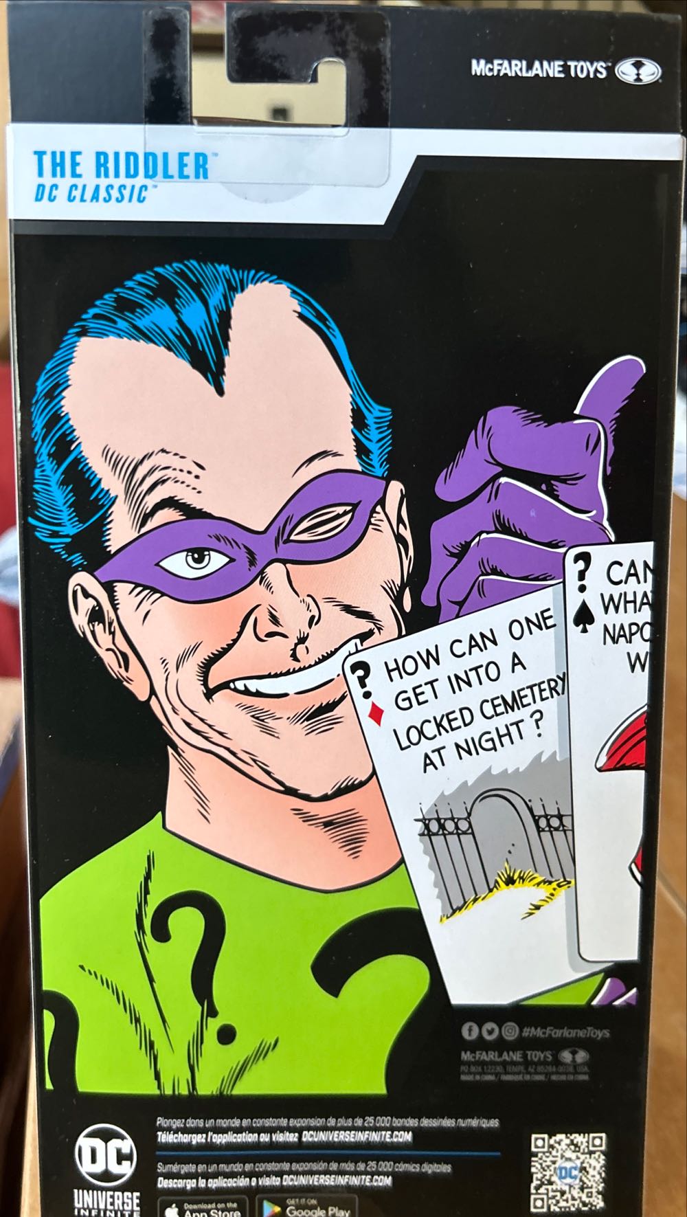 The Riddler - McFarlane Toys (DC Multiverse) action figure collectible [Barcode 787926170269] - Main Image 3