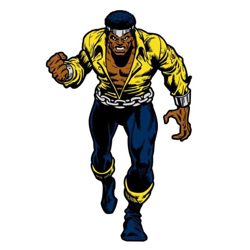 LUKE CAGE Pin - FigPin (Marvel Comics) action figure collectible [Barcode 810021536996] - Main Image 2