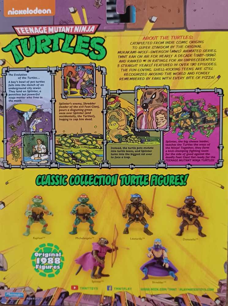TMNT - Shredder - Playmates (Teenage Mutant Ninja Turtles) action figure collectible [Barcode 043377813385] - Main Image 2