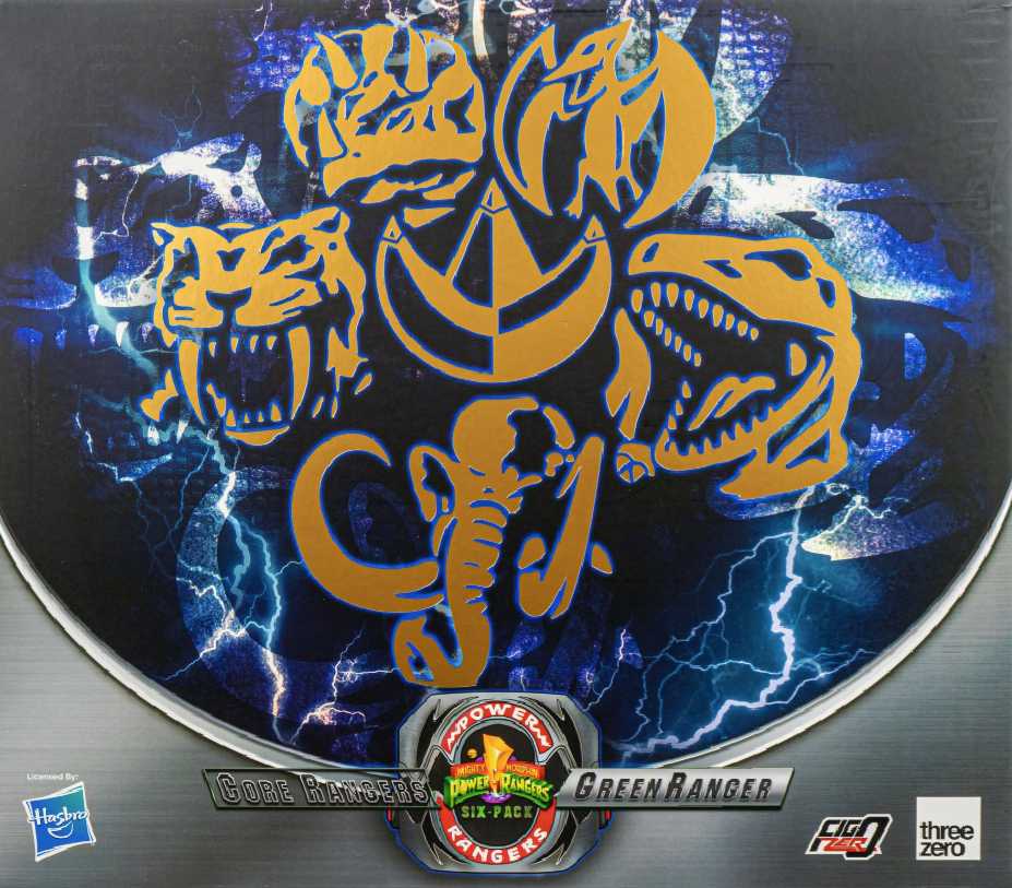 Mighty Morphin Power Rangers - Threezero (Core Rangers + Green Ranger (Six-Pack)) action figure collectible - Main Image 3