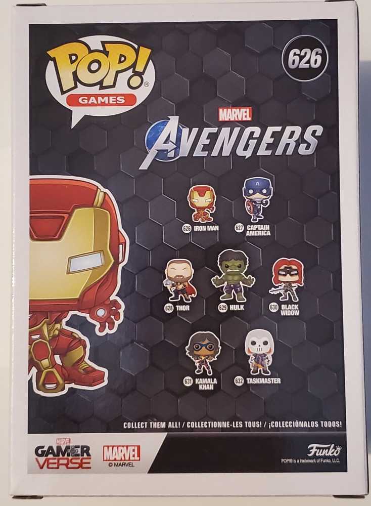 Iron Man #626 - Marvel: Avengers Gamerverse - Funko (Funko Pop! Games) action figure collectible [Barcode 889698477567] - Main Image 4