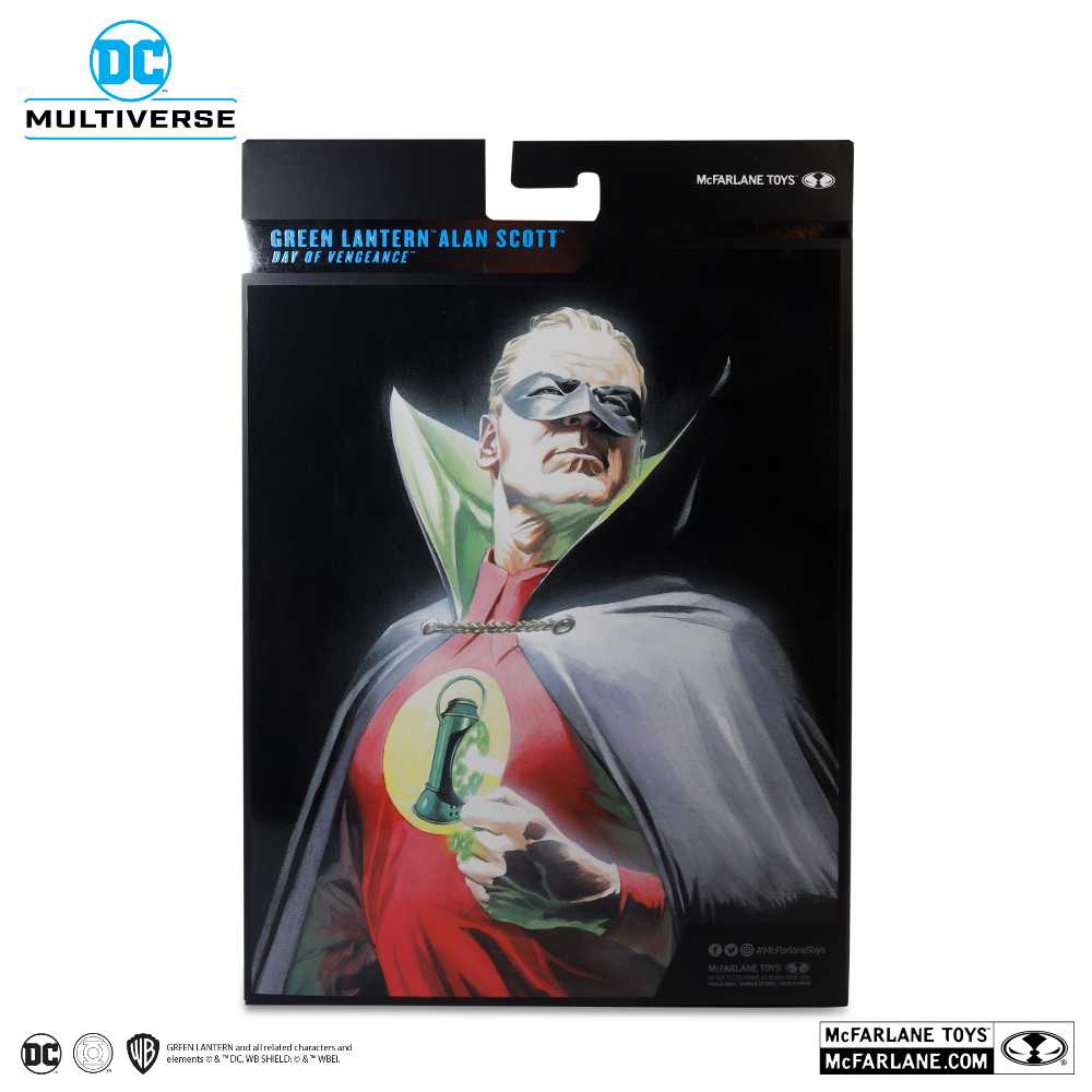 Green Lantern Alan Scott (Day of Vengeance) - McFarlane Toys (DC Multiverse McFarlane Collector Edition) action figure collectible [Barcode 78791701] - Main Image 3