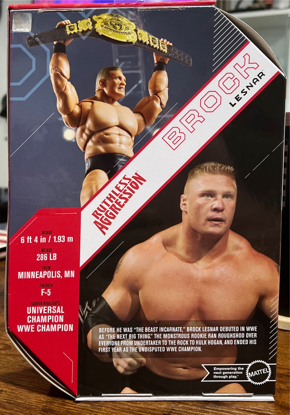 Brock Lesnar - Mattel Wwe (WWE) action figure collectible - Main Image 2