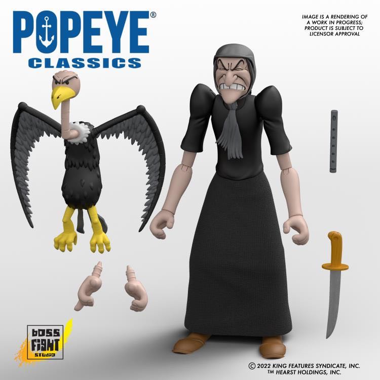 Popeye Classics: Sea Hag with Vulture - Boss Fight Studios (Popeye Classics) action figure collectible - Main Image 1