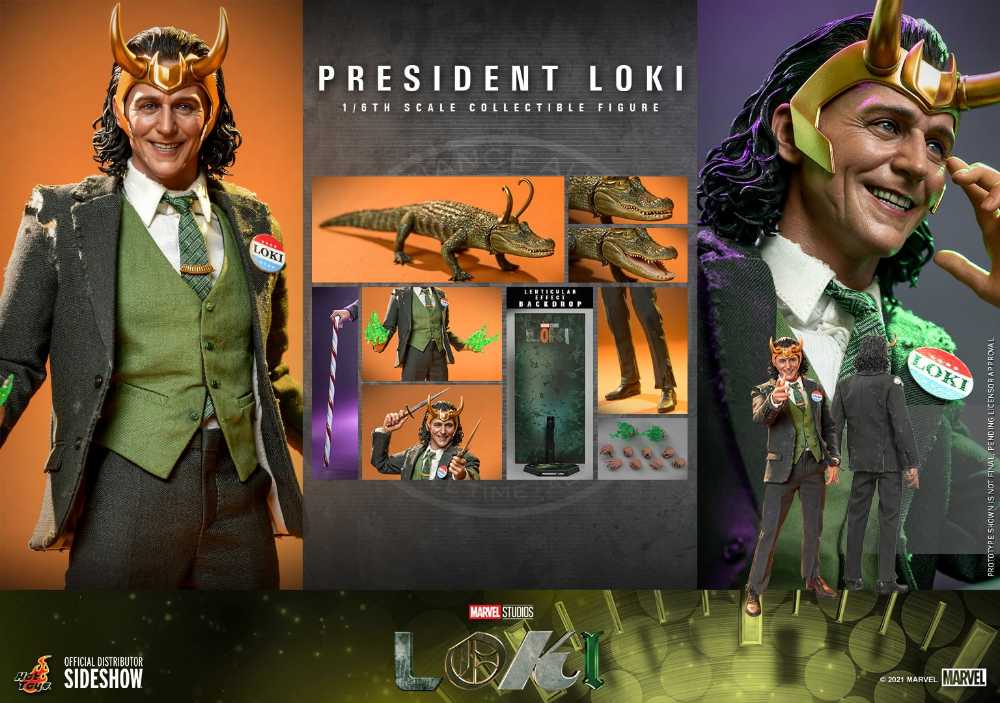 Loki - Hot Toys (President Loki) action figure collectible - Main Image 2