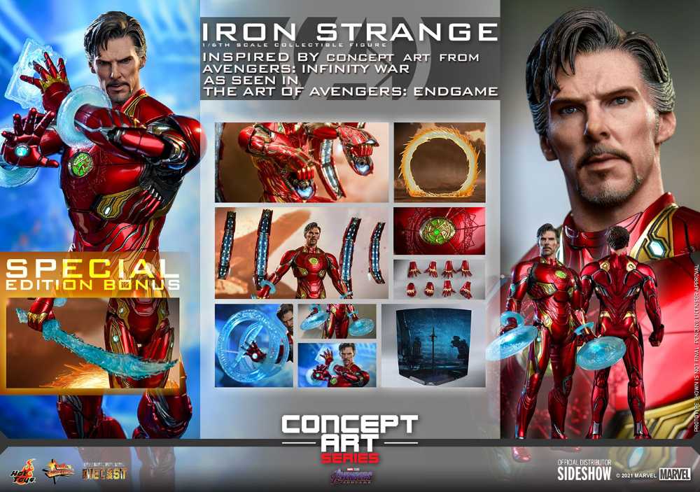 Avengers: Endgame - Hot Toys (Iron Strange (Concept Art Series)) action figure collectible - Main Image 2