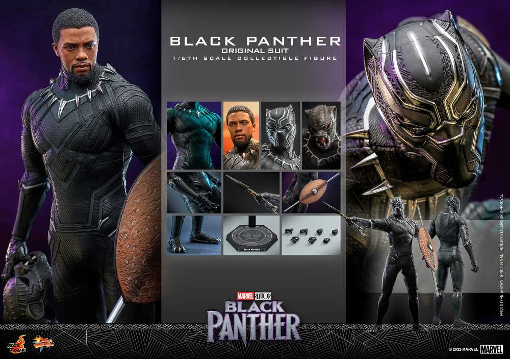 Black Panther - Hot Toys (Black Panther (Original Suit)) action figure collectible - Main Image 2