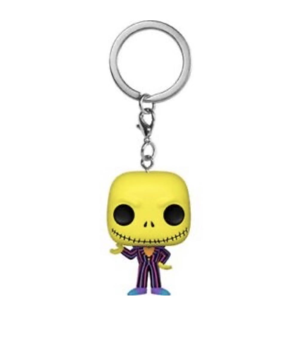 Jack Skellington (Blacklight) - Funko (Funko Pop: Mini (keychains)) action figure collectible [Barcode 889698639668] - Main Image 2