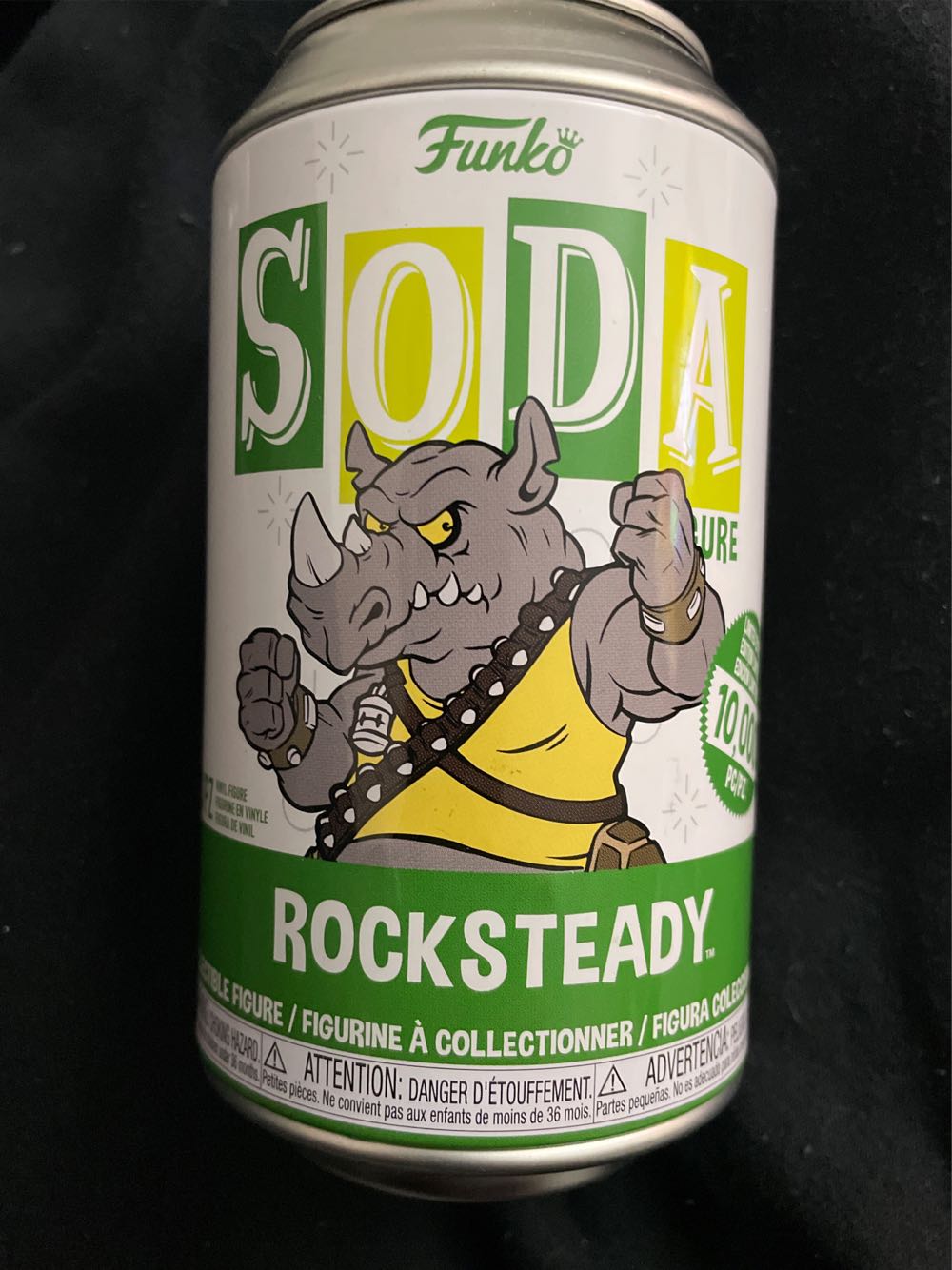 Funko Soda  Chase Rocksteady (TMNT) - Funko (Funko Soda) action figure collectible [Barcode 889698523929] - Main Image 2